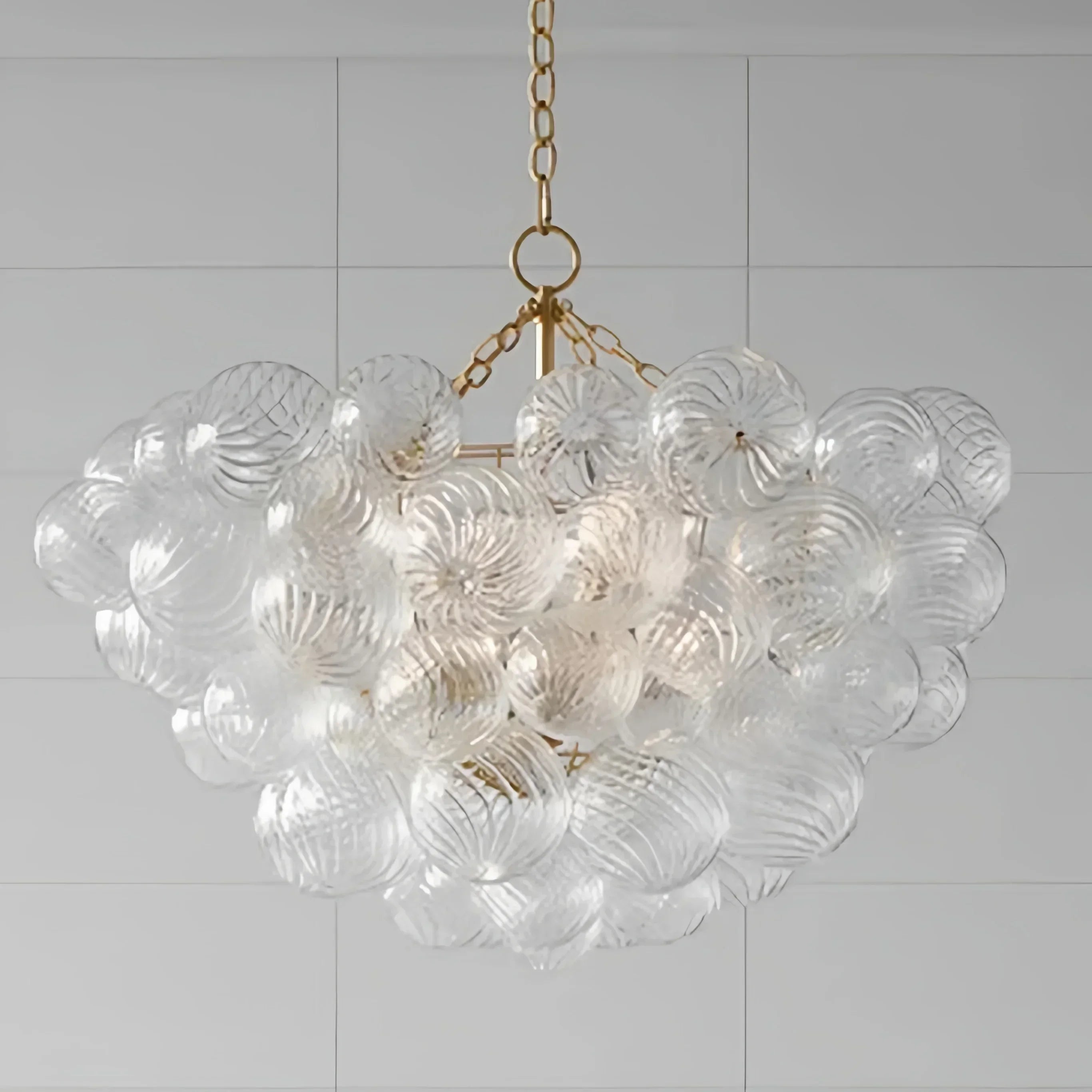 Modern French Creative Glass Chandelier Living Room Restaurant Bedroom Villa Kitchen Luxury LED Pendant Lamp Art Decor Lighting
