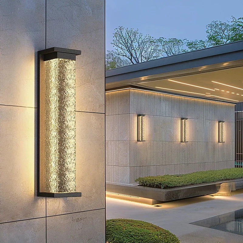 Modern Outdoor LED Wall Light – IP65 Waterproof Stainless Steel Porch Lamp