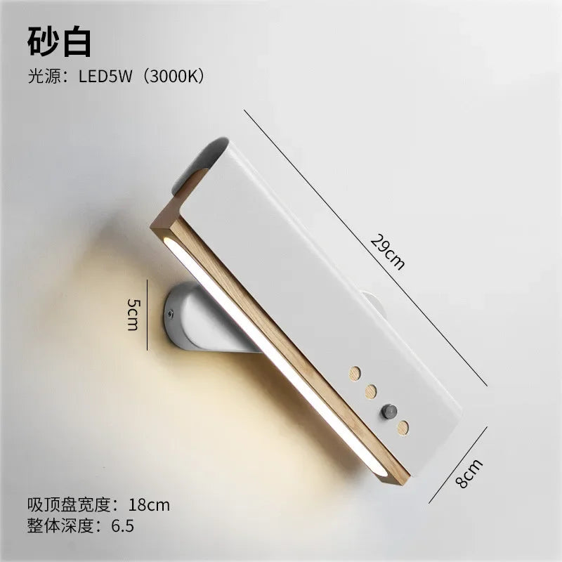 Minimalist Rotatable Wall Lamp Sconces Simple Lamps Loft Living Room Art Deco Beside Lamp LED Wall Light Fixtures Mirror Lights