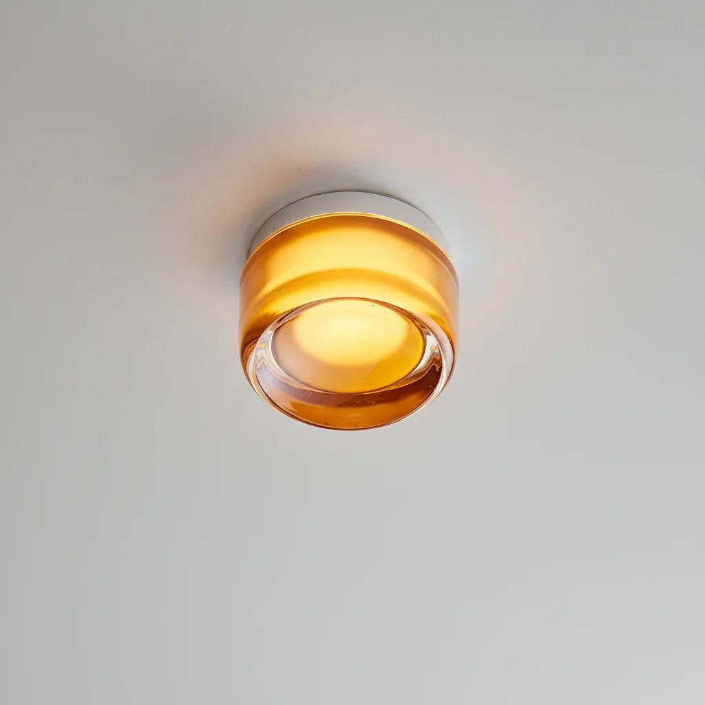 Modern Ribbed Glass Wall Light – Warm Ambient LED Wall Lamp