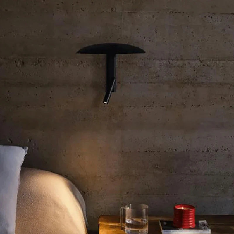 Modern Bedside Wall Lamp with Reading Light – Dual LED Wall Sconce