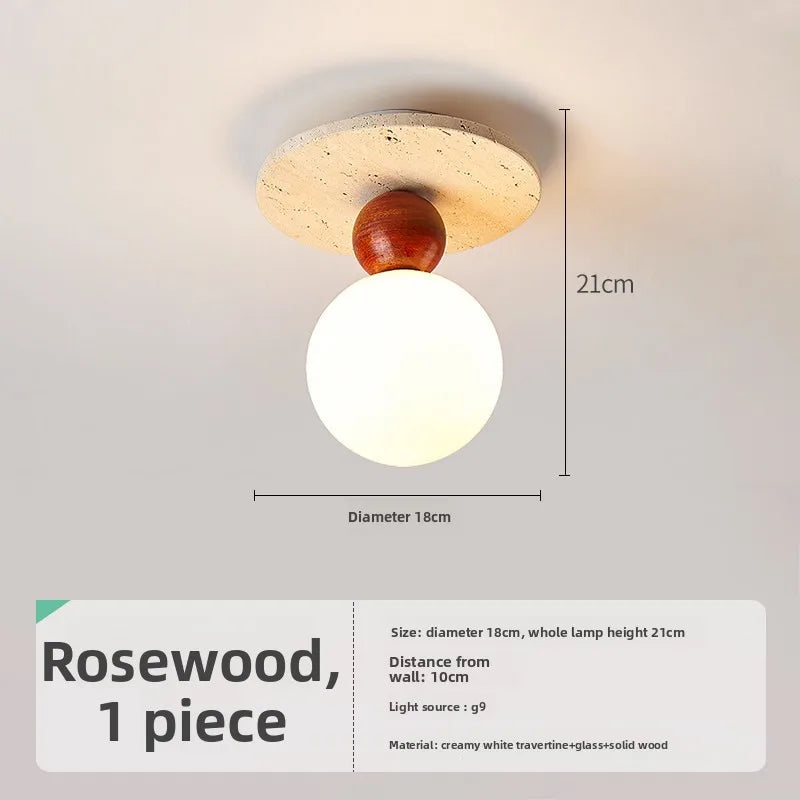 Wabi-sabi Wooden Fixture E27 Milky Glass Ball Art Hand-Knitted LED Pendant Lights Lamp for Restaurant Home Decoration Chandelier