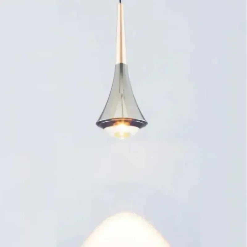 Nordic Luxury Cone Pendant Light – Modern Dimmable Kitchen & Dining Lamp