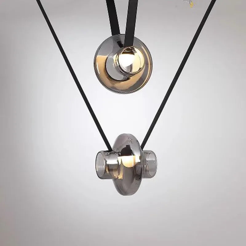 Italian Designer Glass Pendant Light – Modern Luxury LED Hanging Lamp