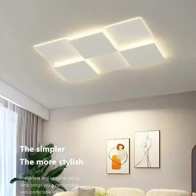 Nordic Minimalist Cream Style LED Ceiling Lamp Restaurant Bedroom Kitchen Island Chandelier Modern Home Decor Lighting Fixture