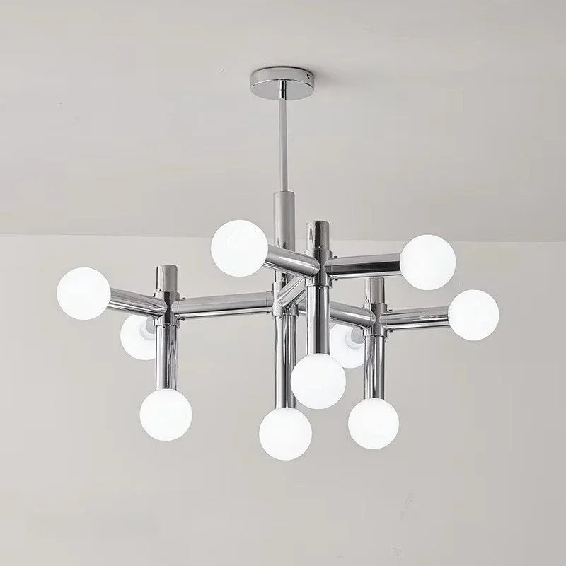 Italian Designer Stainless Steel Magic Bean LED Pendant Lamp Living Room Bedroom Restaurant Study Chandelier Art Decor Lighting