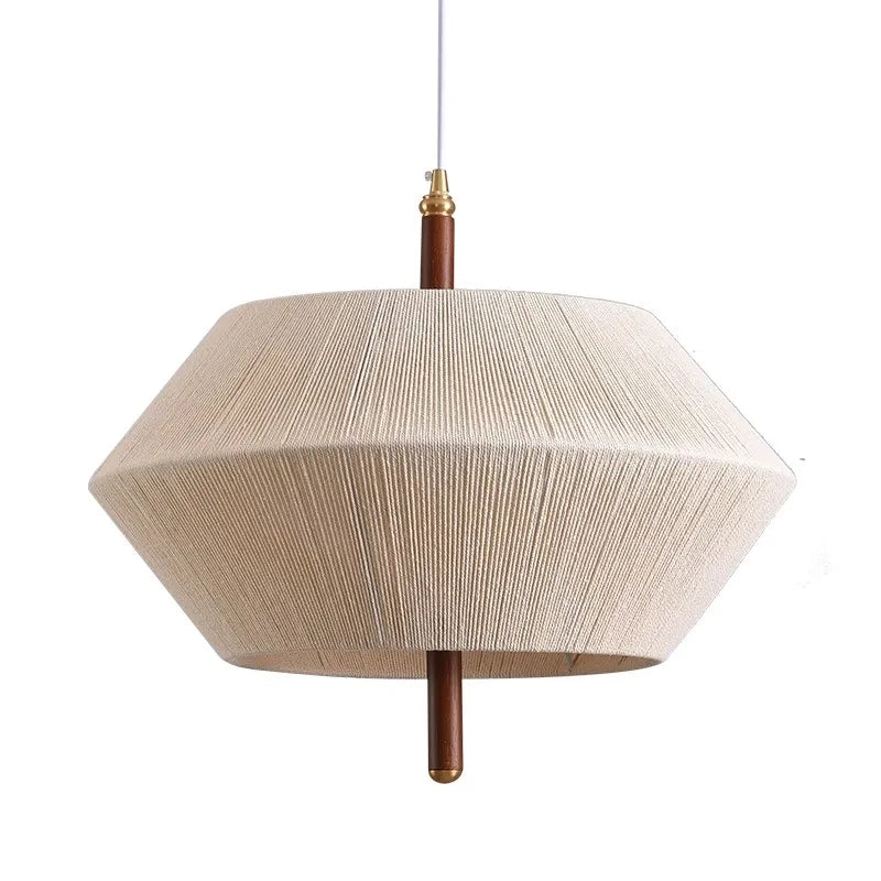 Modern Fabric Pendant Light – Minimalist Linen Ceiling Lamp