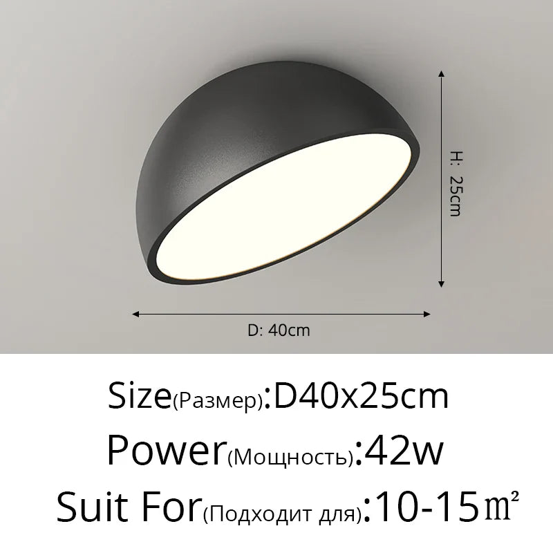 Walnut LED Ceiling Light Retro Full Spectrum Eye Protection Bedroom Lamp Entrance Foyer Corridor Lighting Fixture New Chandelier