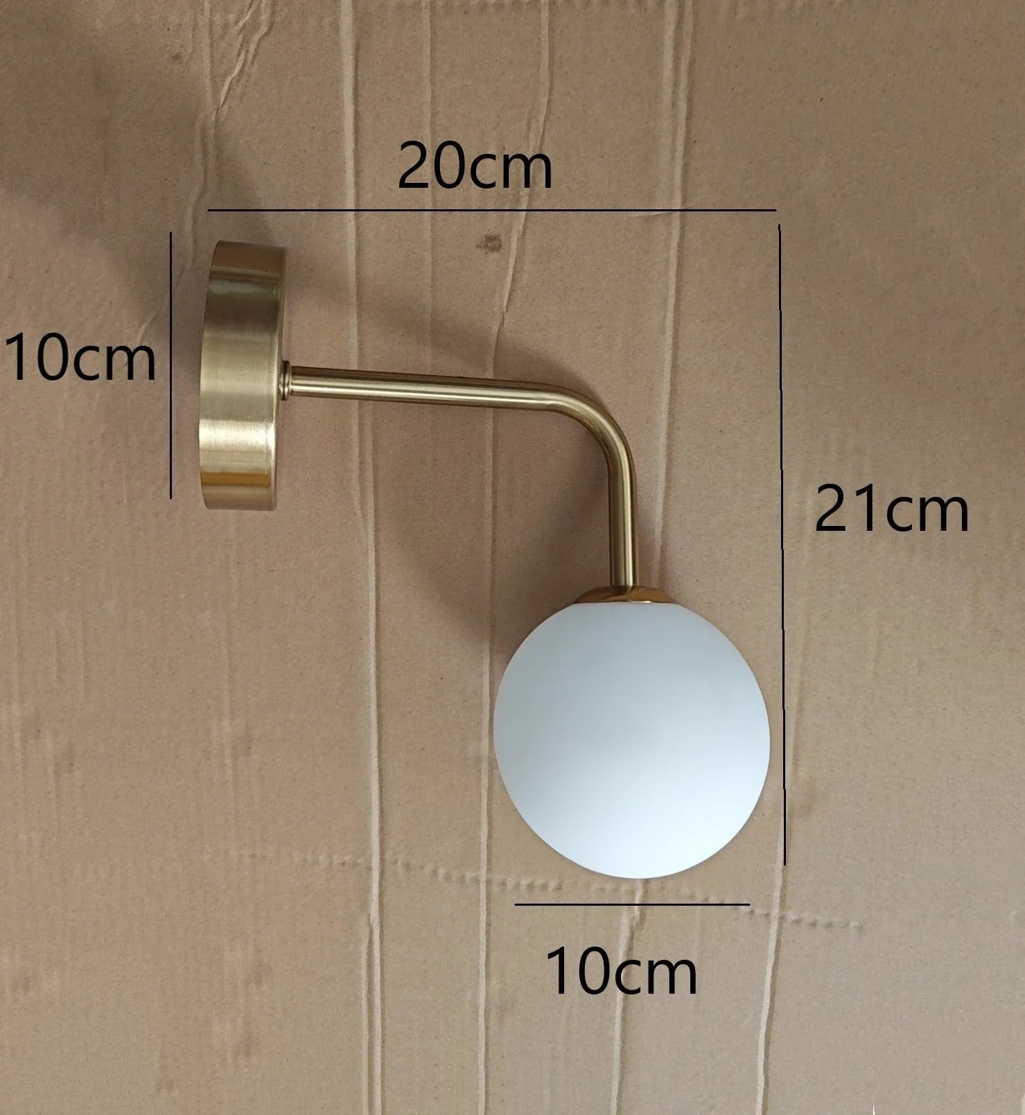 Post-modern Wall Lamps LED Golden Simple Glass Wall Light with G9 Bulb Nordic Creative Bedroom Living Room Aisle Bedside Lamp