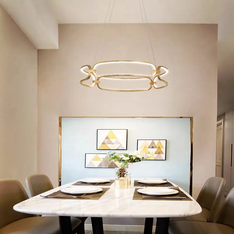 Living Room Chandelier Light Luxury Nordic Style Lamp, Creative Modern Simple Dining Room Lamp Bedroom Lamp