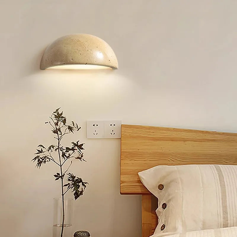 Modern Mini LED Wall Light Natural Stone Sconce  Bedroom Stairs Aisle Atmosphere Wall Lamp Good Packaging