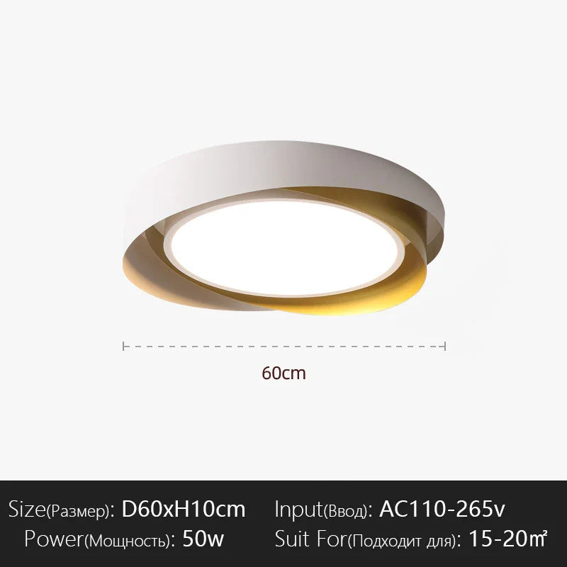 Modern Ceiling Lights LED Round Design | Flush Mount