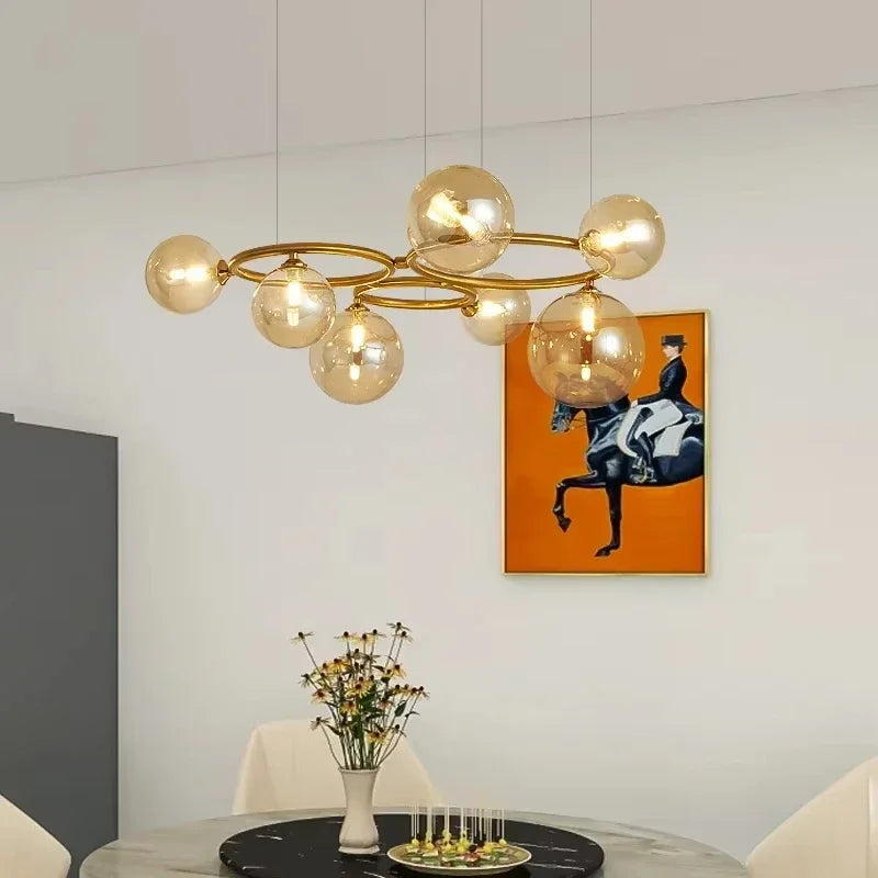 Moonlight lighting magic bean chandelier modern creative hanging lights living room dining room hanging lights home decoration