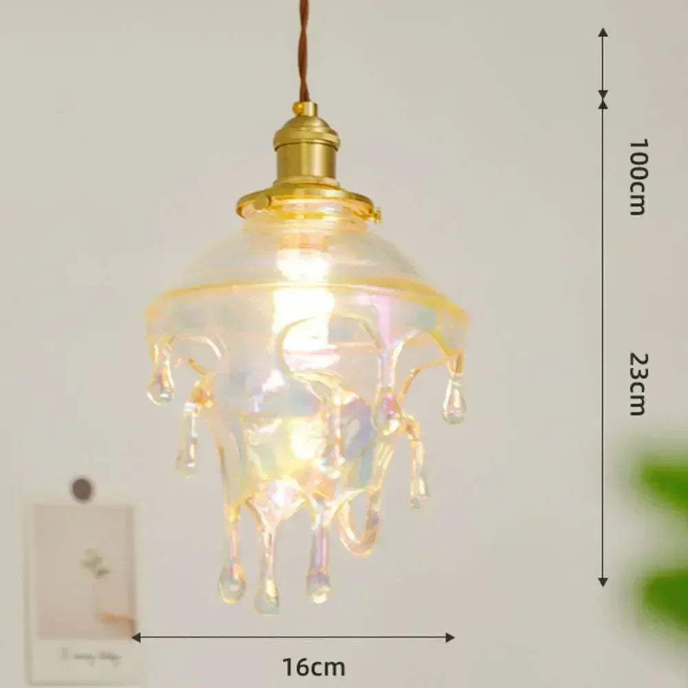 Modern Creative Melting Candle Droplets LED Pendant Lamp Living Room Restaurant Bar Bedroom Designer Chandelier Art Decor Light