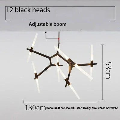 Nordic Satellite Chandelier – Modern Branch LED Ceiling Light Fixture