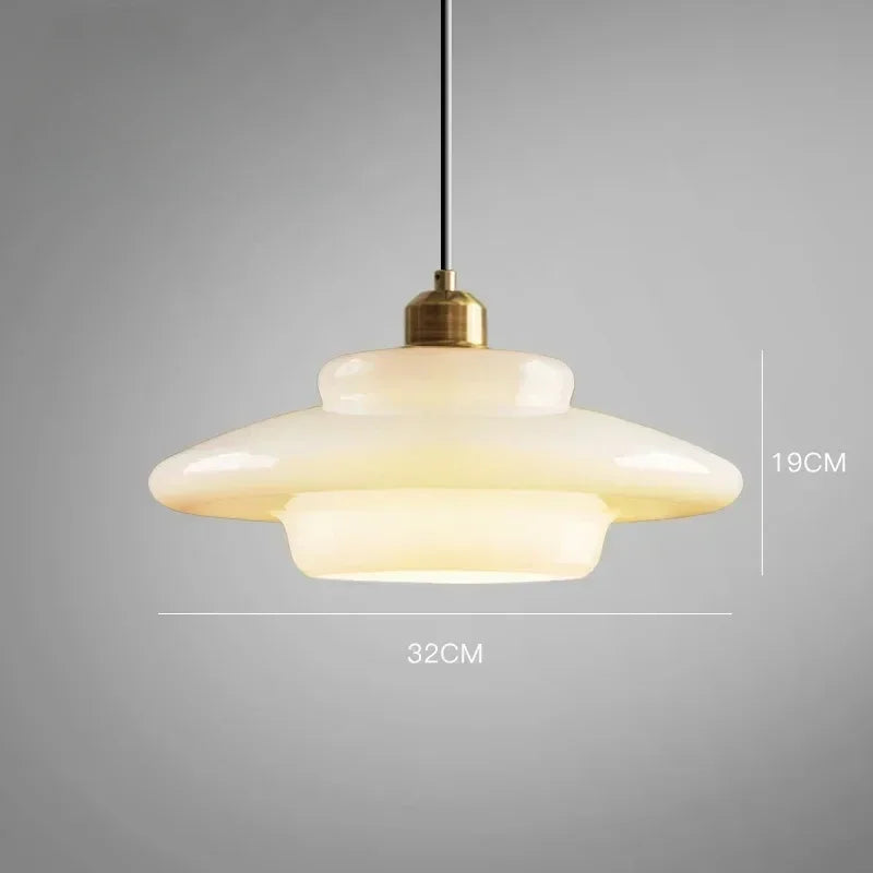 American Industrial Style Glass Pendant Light Restaurant Kitchen Island Chandelier Living Room LED E27 Art Decor Hanging Lamp