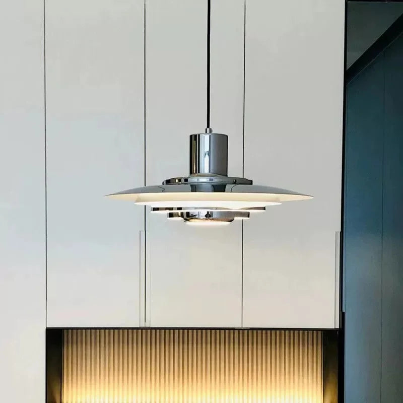 Nordic Minimalist Aluminum LED Pendant Lamp Bar Counter Dining Room Bedroom Kitchen Designe Creative Chandelier Home Decor Light