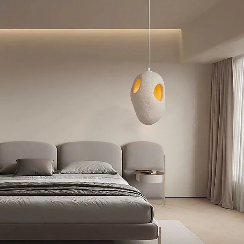 Wabi Sabi Porous Pendant Light – Contemporary Organic Hanging Lamp