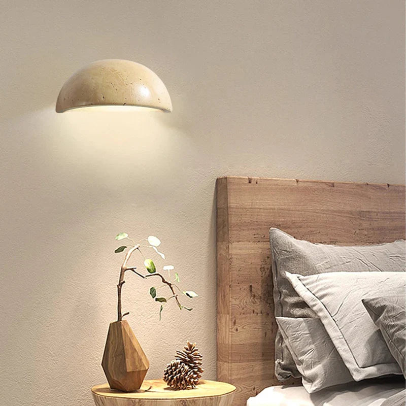 Modern Mini LED Wall Light Natural Stone Sconce  Bedroom Stairs Aisle Atmosphere Wall Lamp Good Packaging