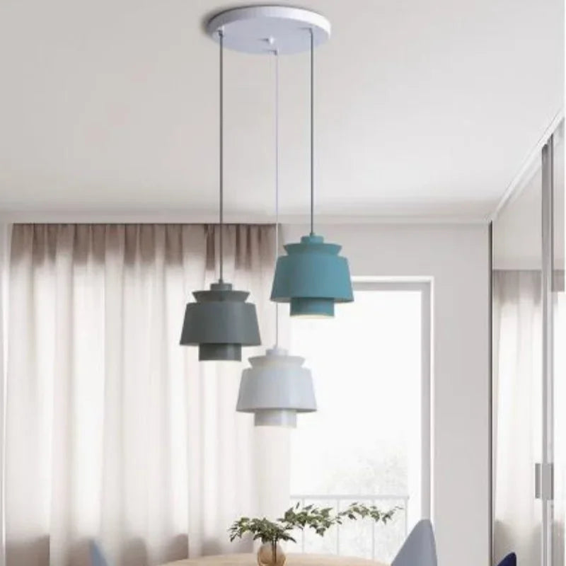 Macaron Nordic Pendant Light – Modern Minimalist Hanging Lamp