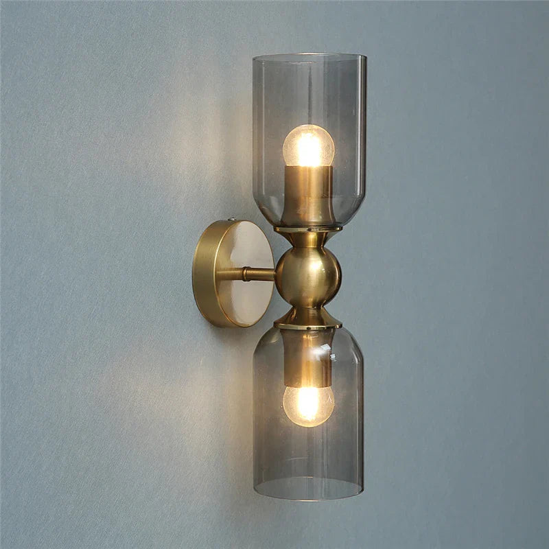 Nordic LED Wall Lamps Tricolor Glass Bedroom Bedside Lamp Living Room Background Corridor Foyer Creative Sconce Light Fixtures