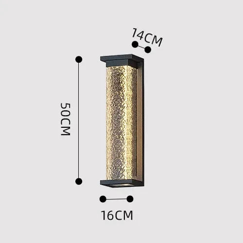 Modern Outdoor LED Wall Light – IP65 Waterproof Stainless Steel Porch Lamp