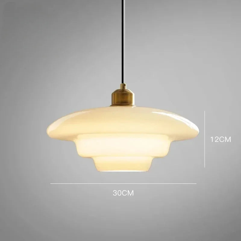 American Industrial Style Glass Pendant Light Restaurant Kitchen Island Chandelier Living Room LED E27 Art Decor Hanging Lamp