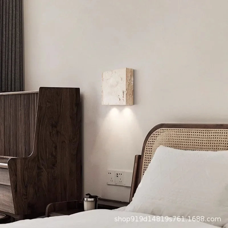 Modern Stone Wall Light – Minimalist Up & Down LED Wall Lamp