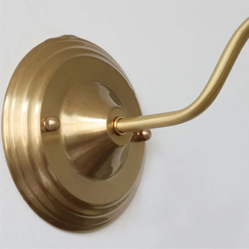 Bedroom headboard Tiffany living room background wall light light luxury Nordic American retro corridor corridor all copper wall