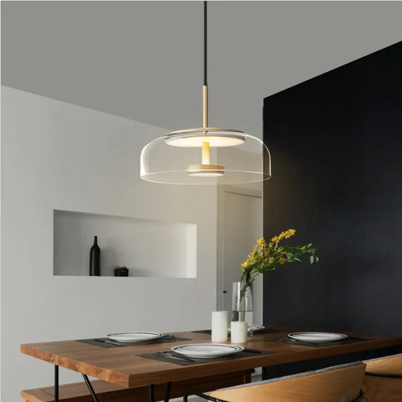 Luxury Glass Pendant Light – Modern Nordic Hanging Lamp for Dining & Kitchen