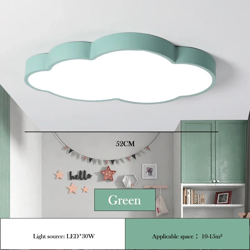 Italy Designer Cartoon Cloud Pendant Lamp Kindergarten Classroom Corridor Dance Room Chandelier Girls Boy Bedroom Decor Lighting