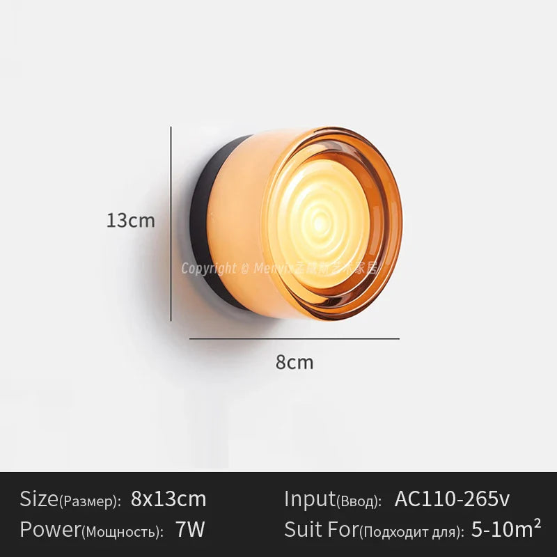 wall lamp A-Amber